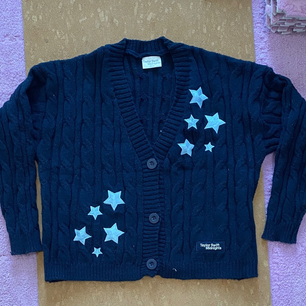 Taylor Swift Deep Blue Knit Sweater